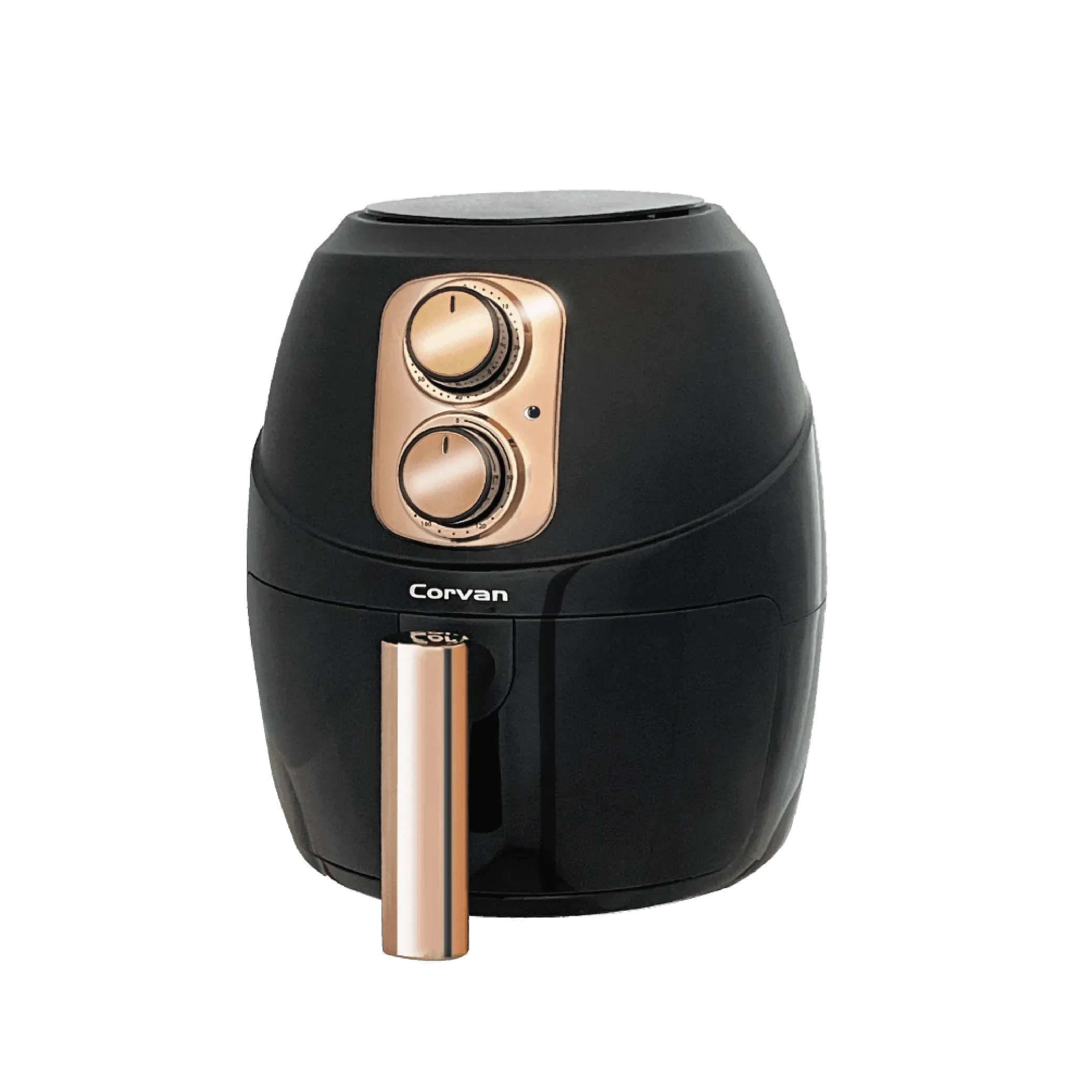 Corvan 3D Air Fryer F38 Premium Grade - Size XL, Rose Gold Designer Look.