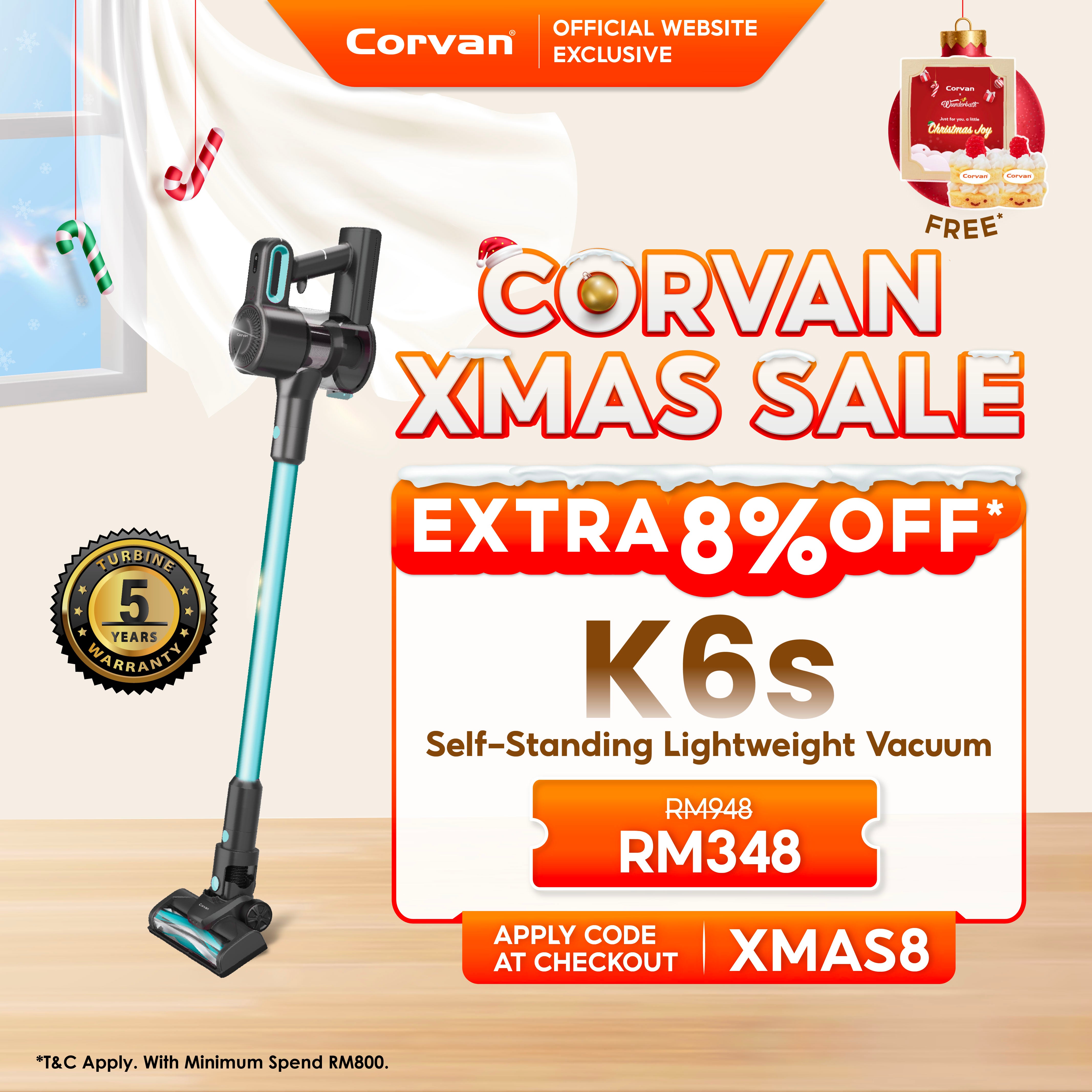 Corvan Cordless Vacuum Wireless Cleaner K6s