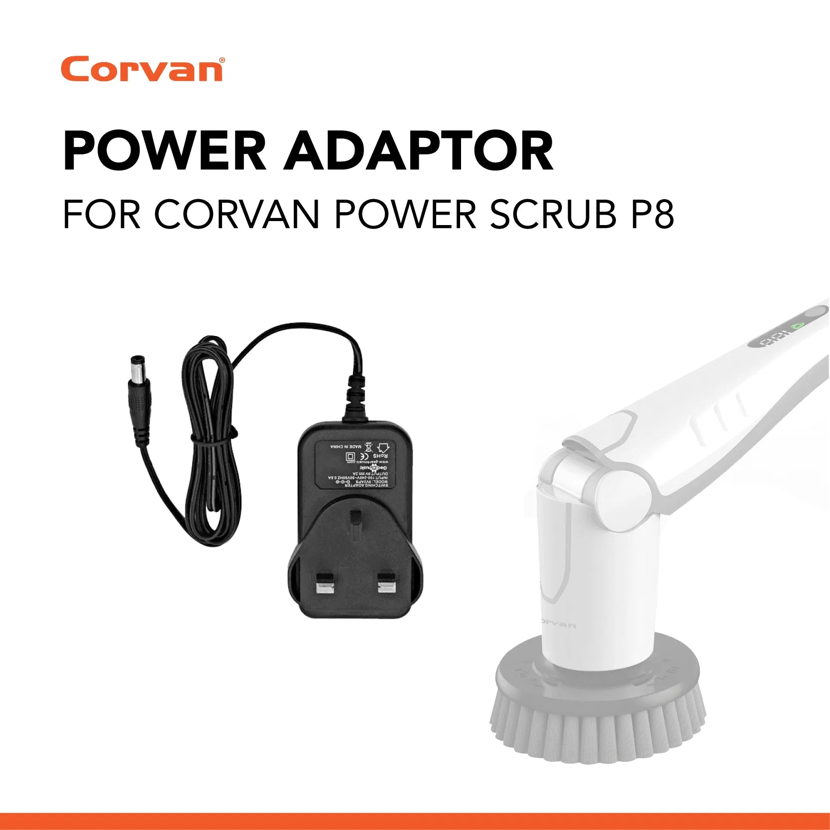 Corvan Power Scrub P8 Genuine Consumables & Parts