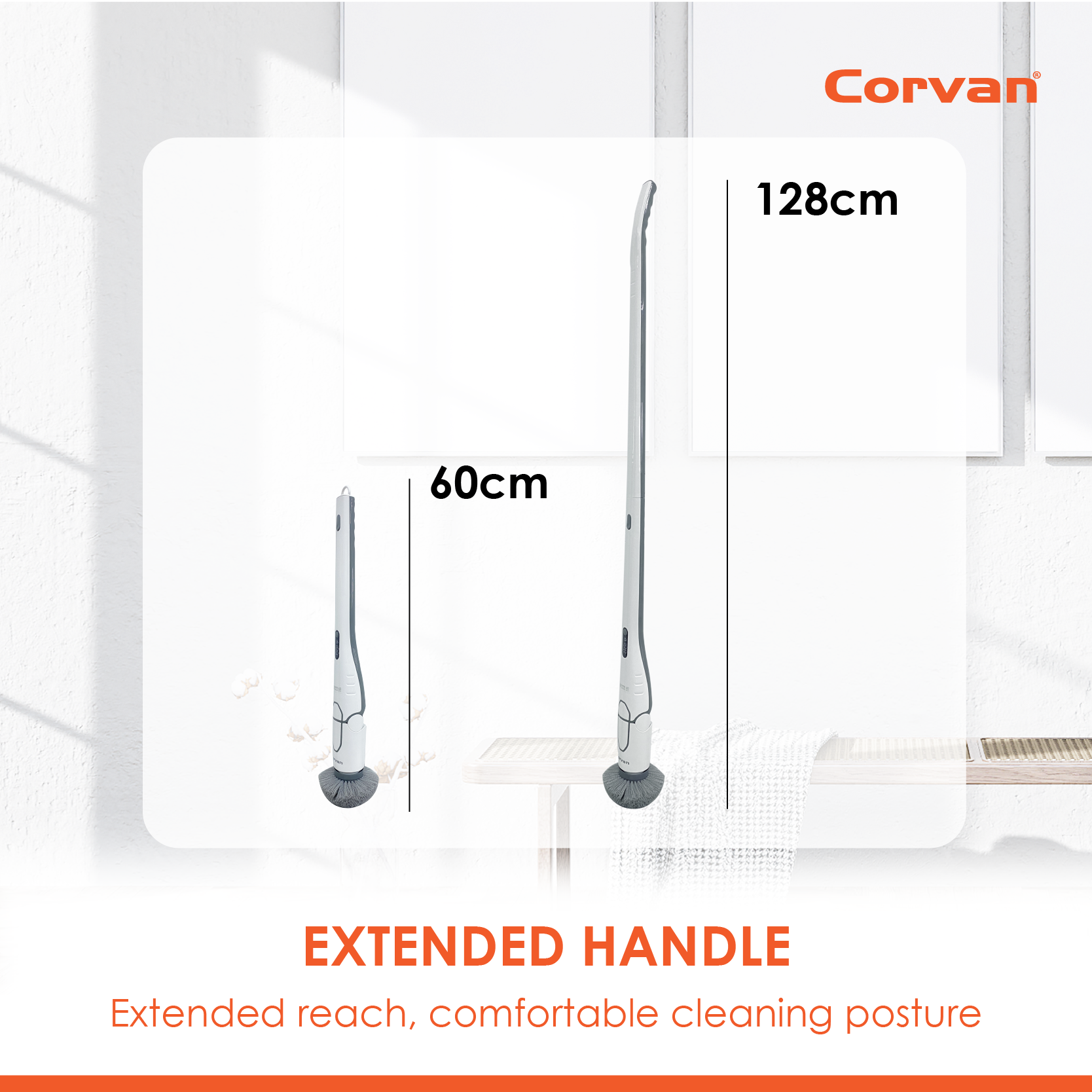 Corvan P8 Pro PowerScrub: Dual-Speed Scrubbing, Multiple Pads & Brushes