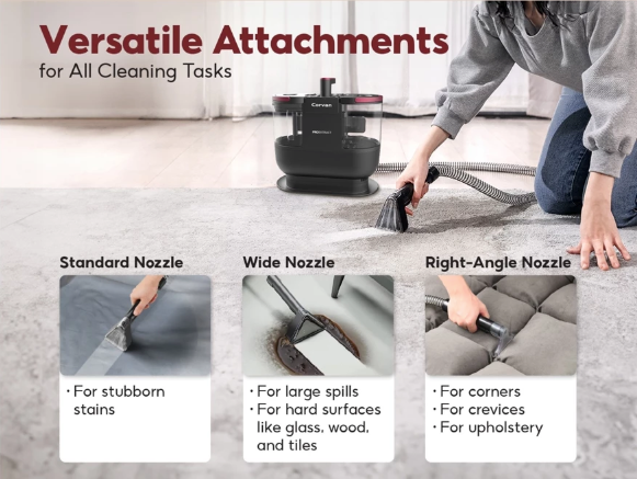 Corvan Spot Cleaner S7 - Carpet & Upholstery Cleaning with ProExtract System