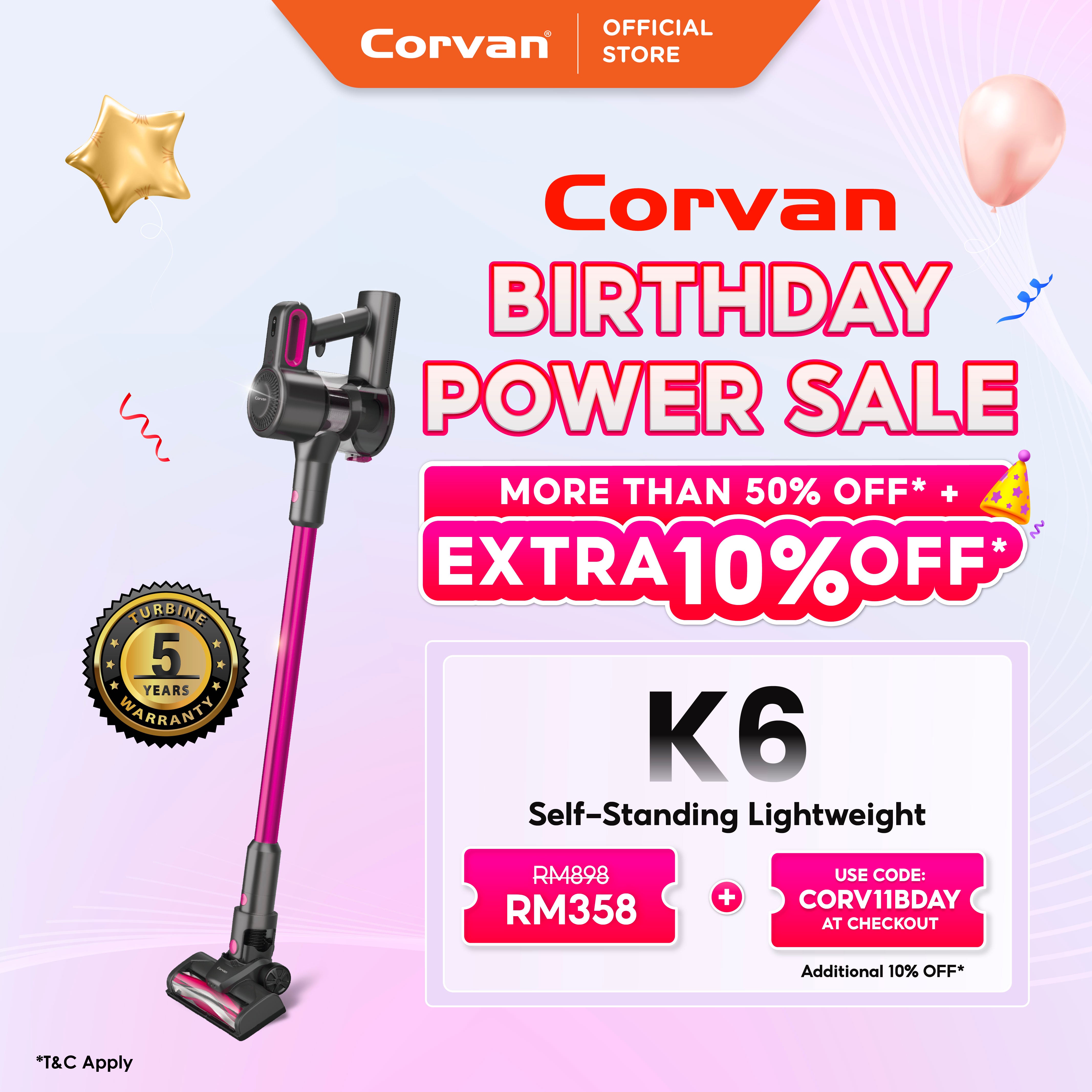 Corvan Cordless Vacuum Cleaner K6