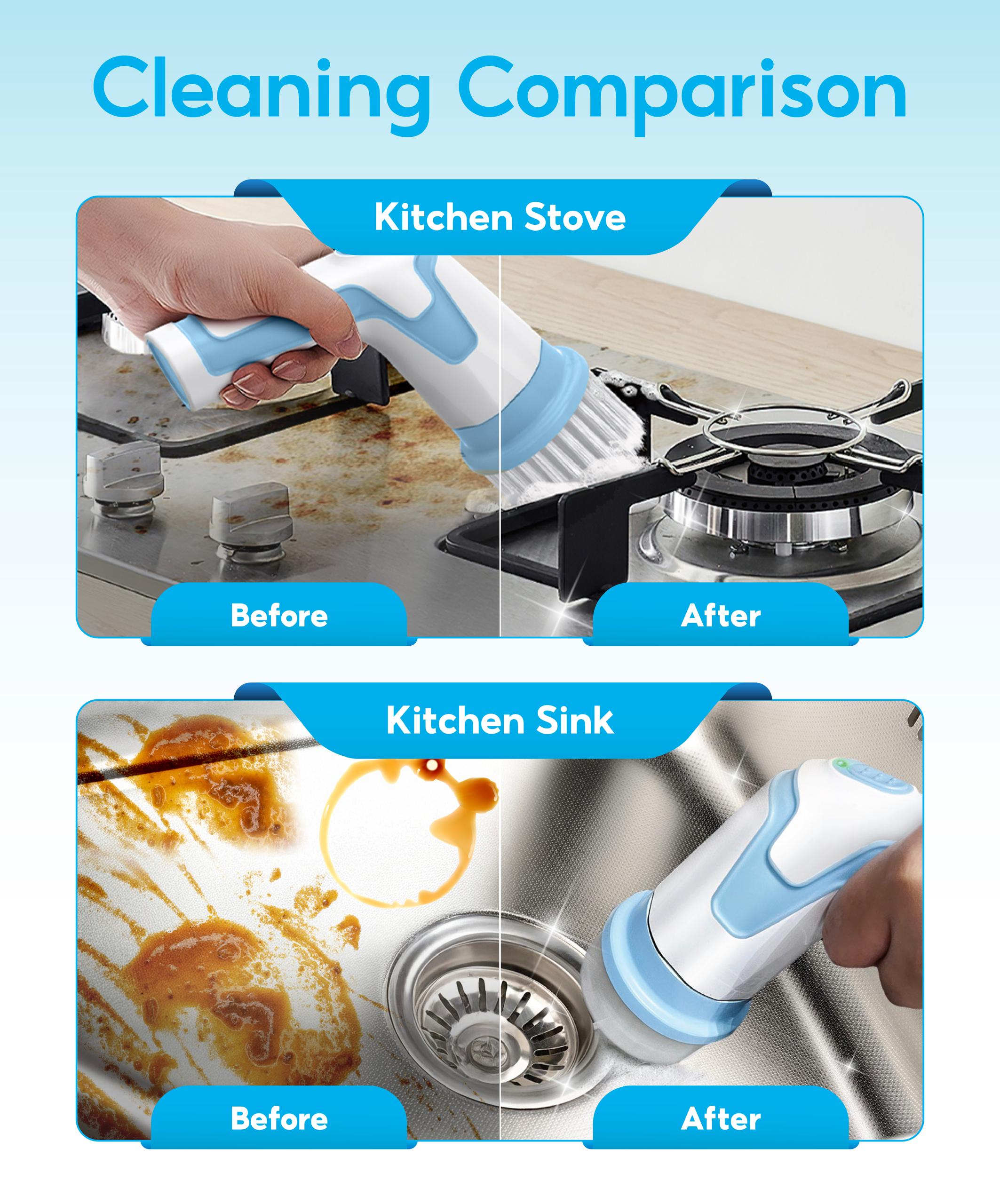 NEW Corvan Cordless Power Scrubber Bathroom Scrubber P3.