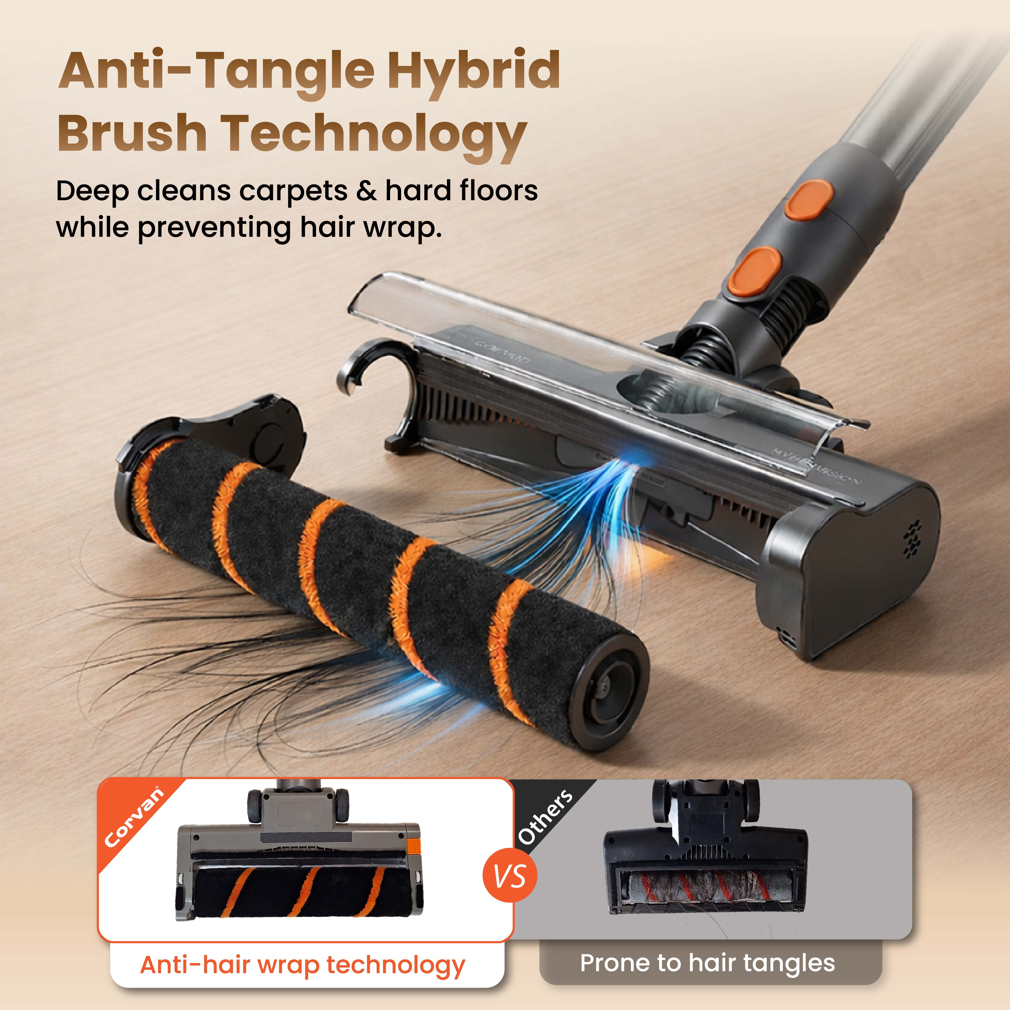 Corvan X8V Self Clean 2-in-1 Vacuum and Sterilize | Auto Clean Station