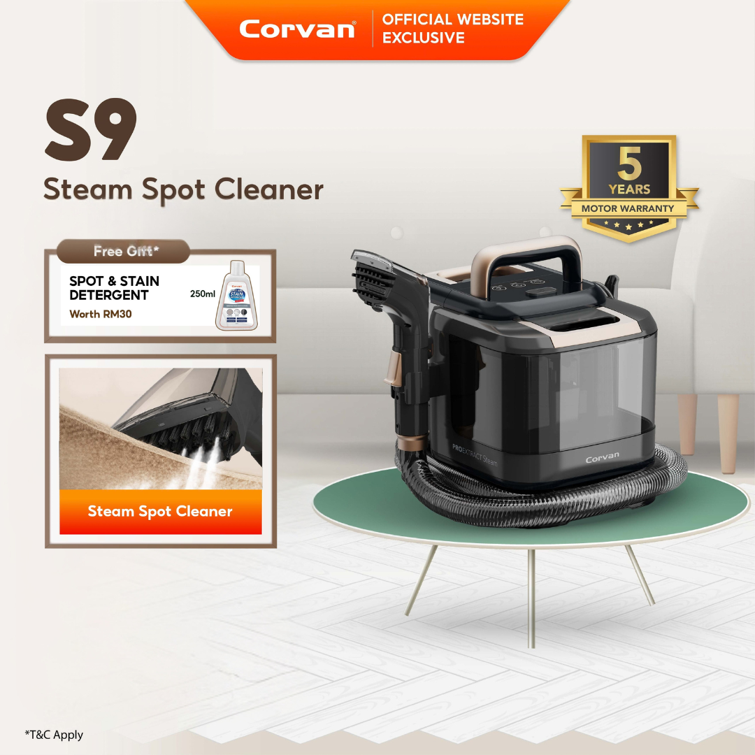 NEW Corvan Steam Spot Cleaner S9
