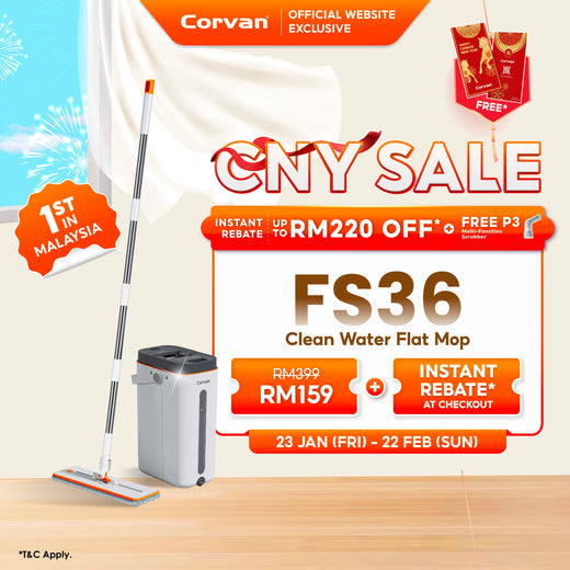 [NEW ARRIVAL] Corvan ACTIVEWASH Flat Mop FS36
