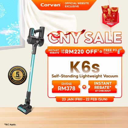 Corvan Cordless Vacuum Wireless Cleaner K6s