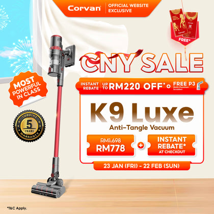 Corvan Anti-tangle Cordless Vacuum Cleaner K9 Luxe