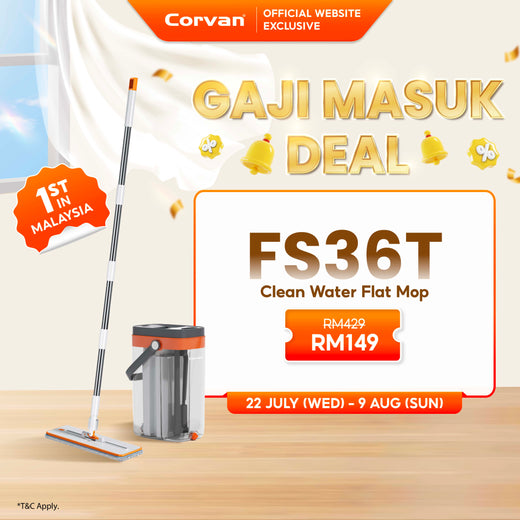 [NEW ARRIVAL] Corvan ACTIVEWASH Flat Mop FS36T