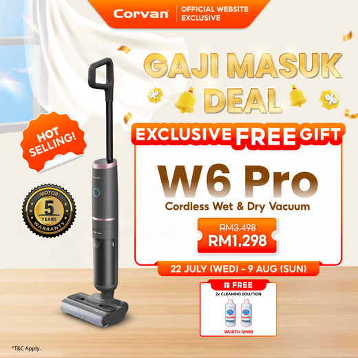Corvan W6 Pro Cordless Wet and Dry Vacuum