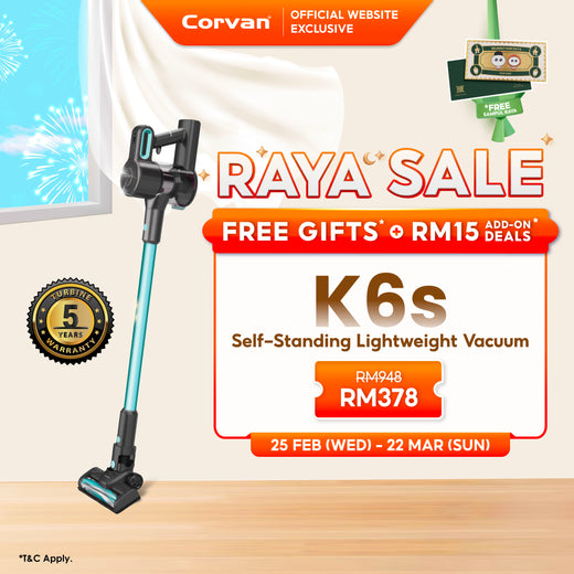 Corvan Cordless Vacuum Wireless Cleaner K6s
