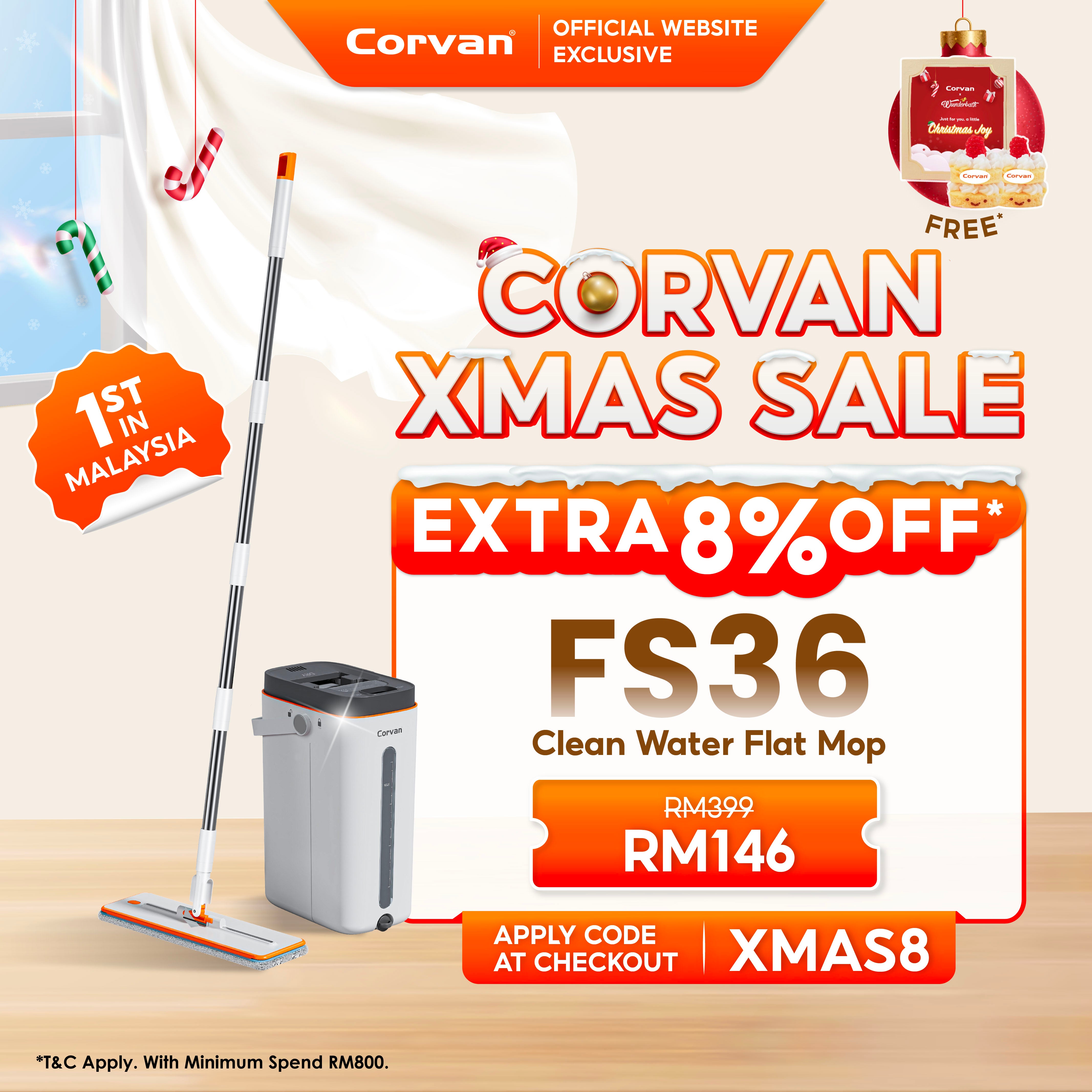[NEW ARRIVAL] Corvan ACTIVEWASH Flat Mop FS36