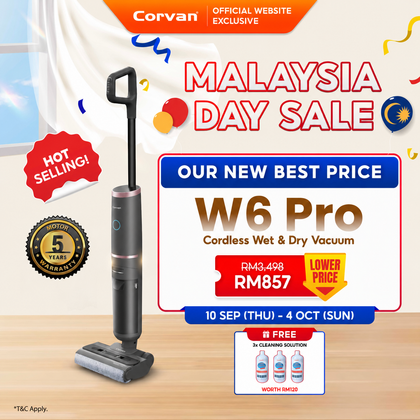 Corvan W6 Pro Cordless Wet and Dry Vacuum