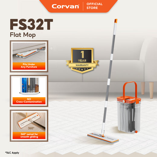 [NEW ARRIVAL] Corvan ACTIVEWASH Flat Mop FS32T