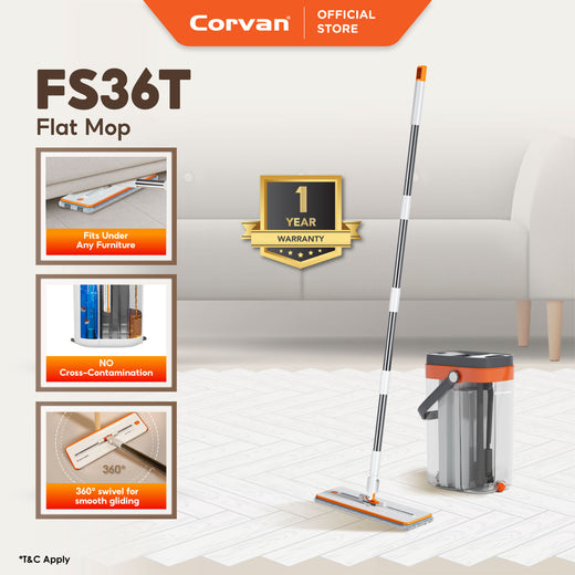 [NEW ARRIVAL] Corvan ACTIVEWASH Flat Mop FS36T