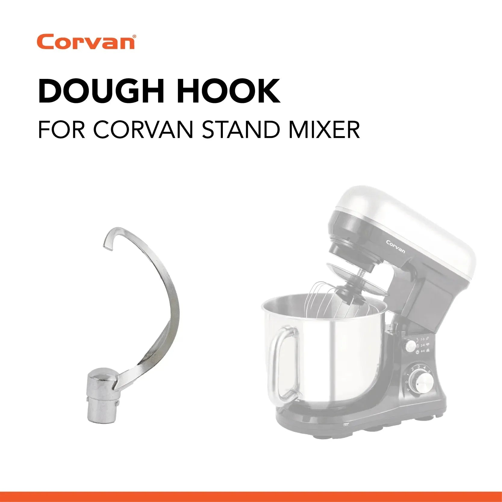 Corvan Stand Mixer M47 Genuine Consumables & Parts