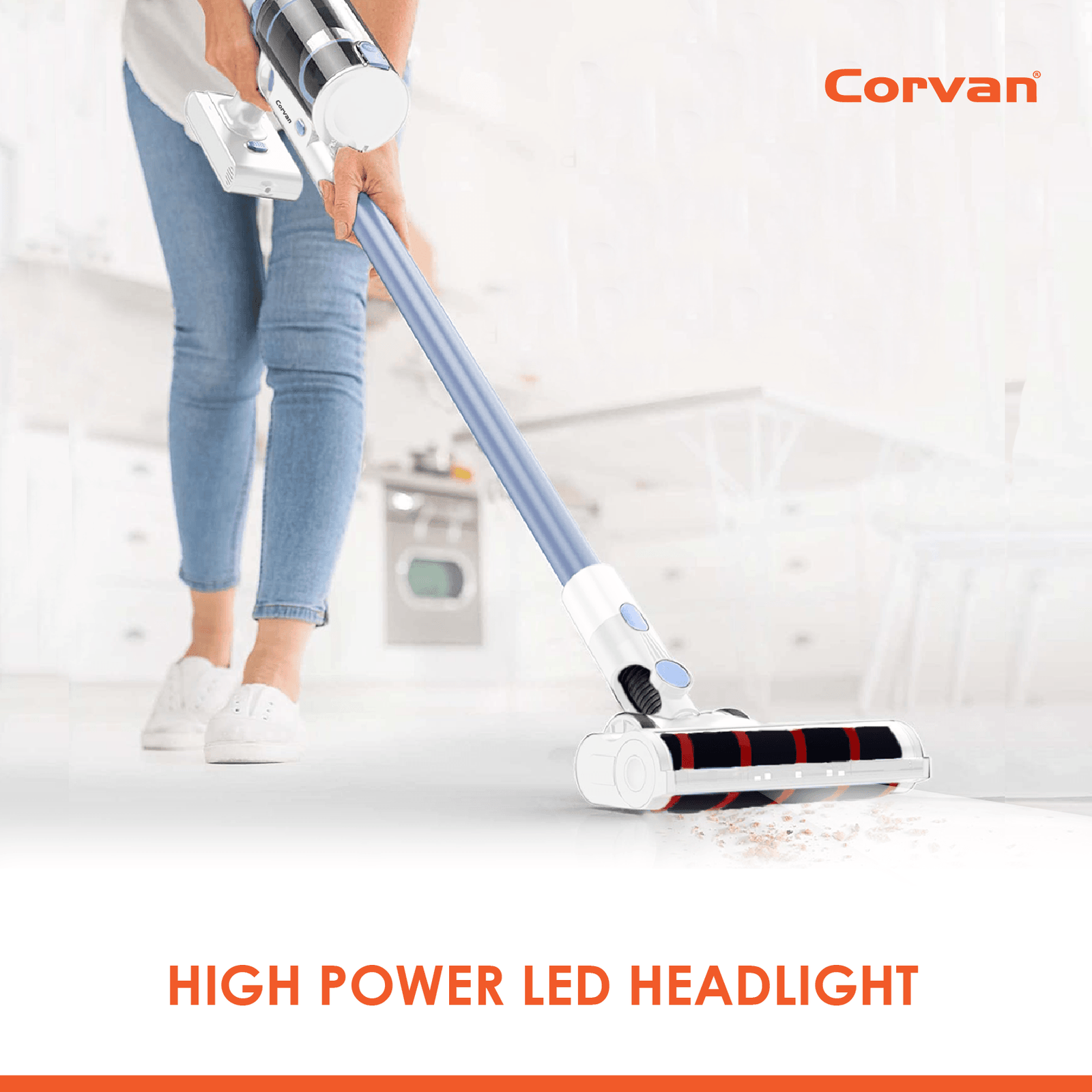 Corvan Antitangle Cordless Vacuum Cleaner K9 Pro