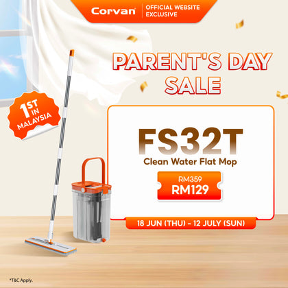 [NEW ARRIVAL] Corvan ACTIVEWASH Flat Mop FS32T