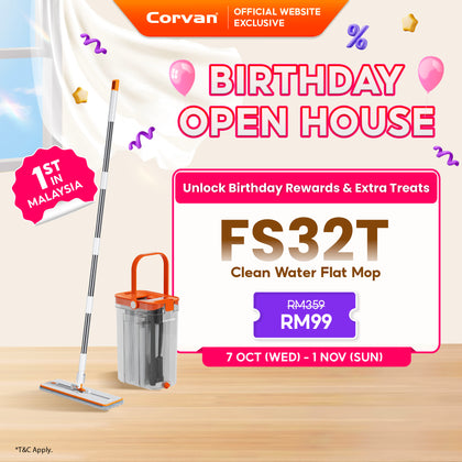 Corvan ACTIVEWASH Flat Mop FS32T