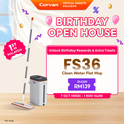 Corvan ACTIVEWASH Flat Mop FS36