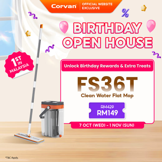 Corvan ACTIVEWASH Flat Mop FS36T