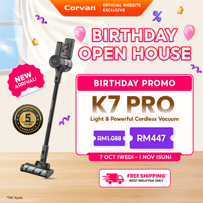 [NEW ARRIVAL] Corvan K7 Pro Cordless Vacuum Cleaner