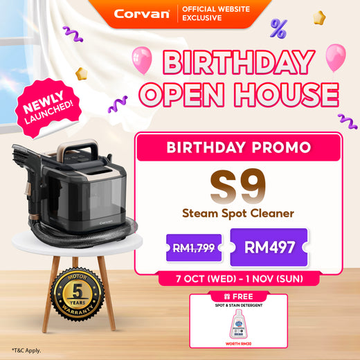 NEW Corvan Steam Spot Cleaner S9