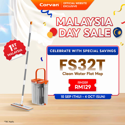 [NEW ARRIVAL] Corvan ACTIVEWASH Flat Mop FS32T