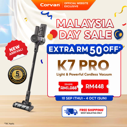[NEW ARRIVAL] Corvan K7 Pro Cordless Vacuum Cleaner