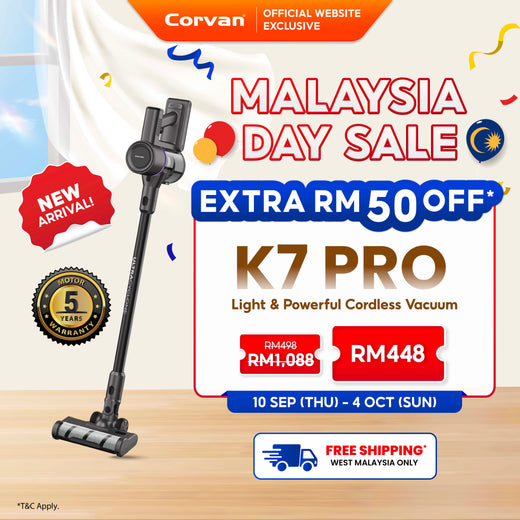 [NEW ARRIVAL] Corvan K7 Pro Cordless Vacuum Cleaner