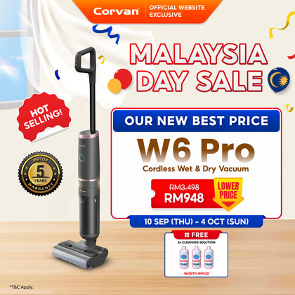 Corvan W6 Pro Cordless Wet and Dry Vacuum