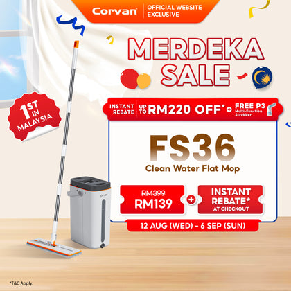 Corvan ACTIVEWASH Flat Mop FS36