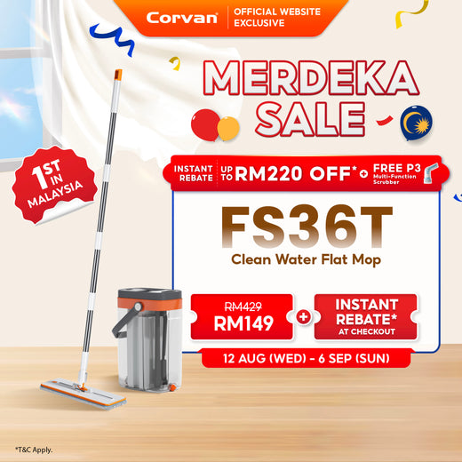 [NEW ARRIVAL] Corvan ACTIVEWASH Flat Mop FS36T