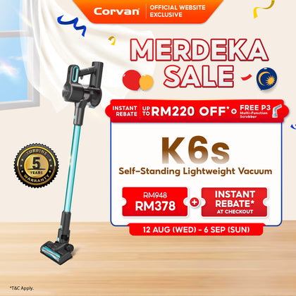 (Pre-Order) Corvan Cordless Vacuum Wireless Cleaner K6s (ETA End Aug)