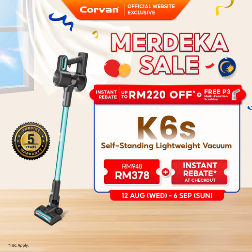 (Pre-Order) Corvan Cordless Vacuum Wireless Cleaner K6s (ETA End Aug)