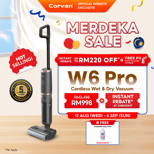 Corvan W6 Pro Cordless Wet and Dry Vacuum