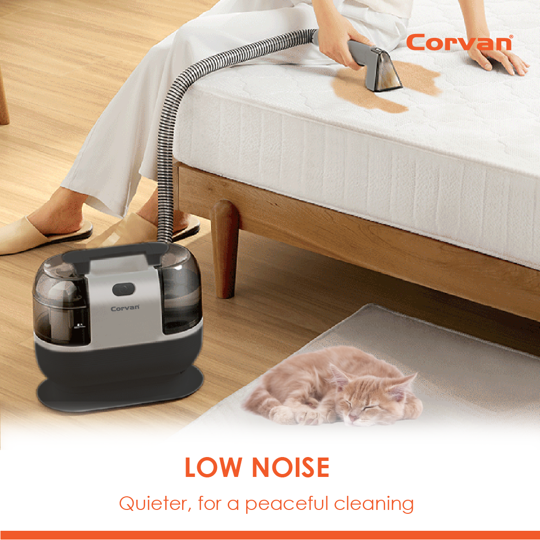 READY STOCK] Corvan Spot Cleaner S6 - Carpet & Upholstery Cleaning wi