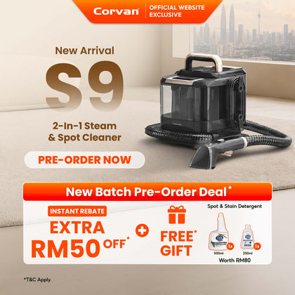 (Pre-Order) NEW Corvan Steam Spot Cleaner S9 (ETA Mid-Aug)