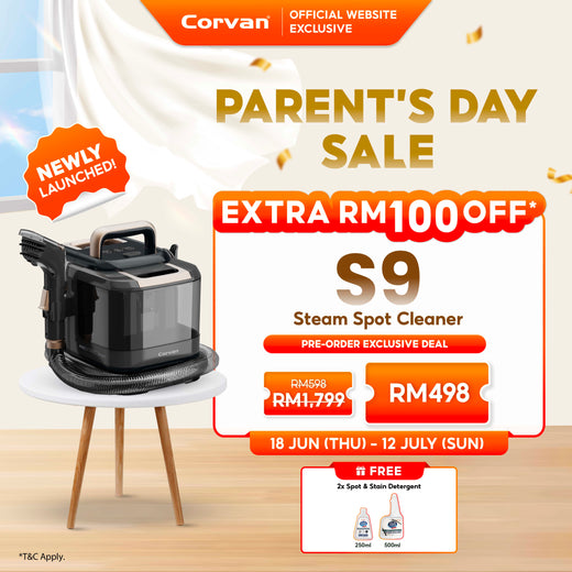 (Pre-Order) NEW Corvan Steam Spot Cleaner S9 (ETA Mid-July)