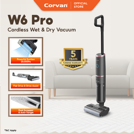 Corvan W6 Pro Cordless Wet and Dry Vacuum