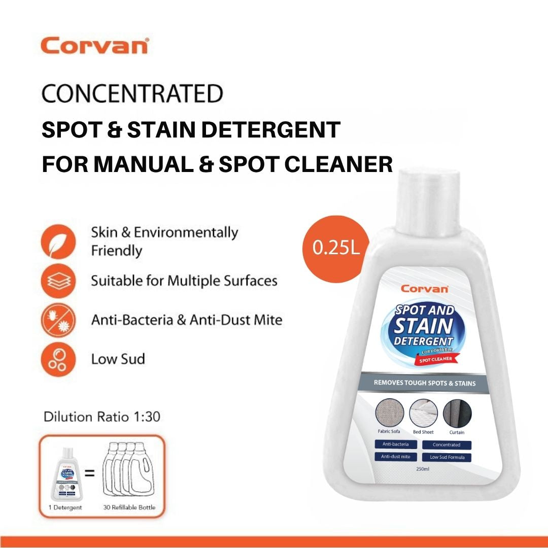 Corvan Multi-Surface Spot and Stain Detergent (250ml)