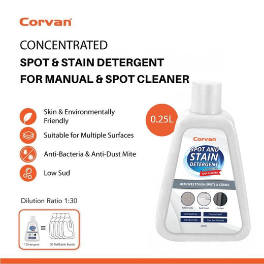 Corvan Multi-Surface Spot and Stain Detergent (250ml)