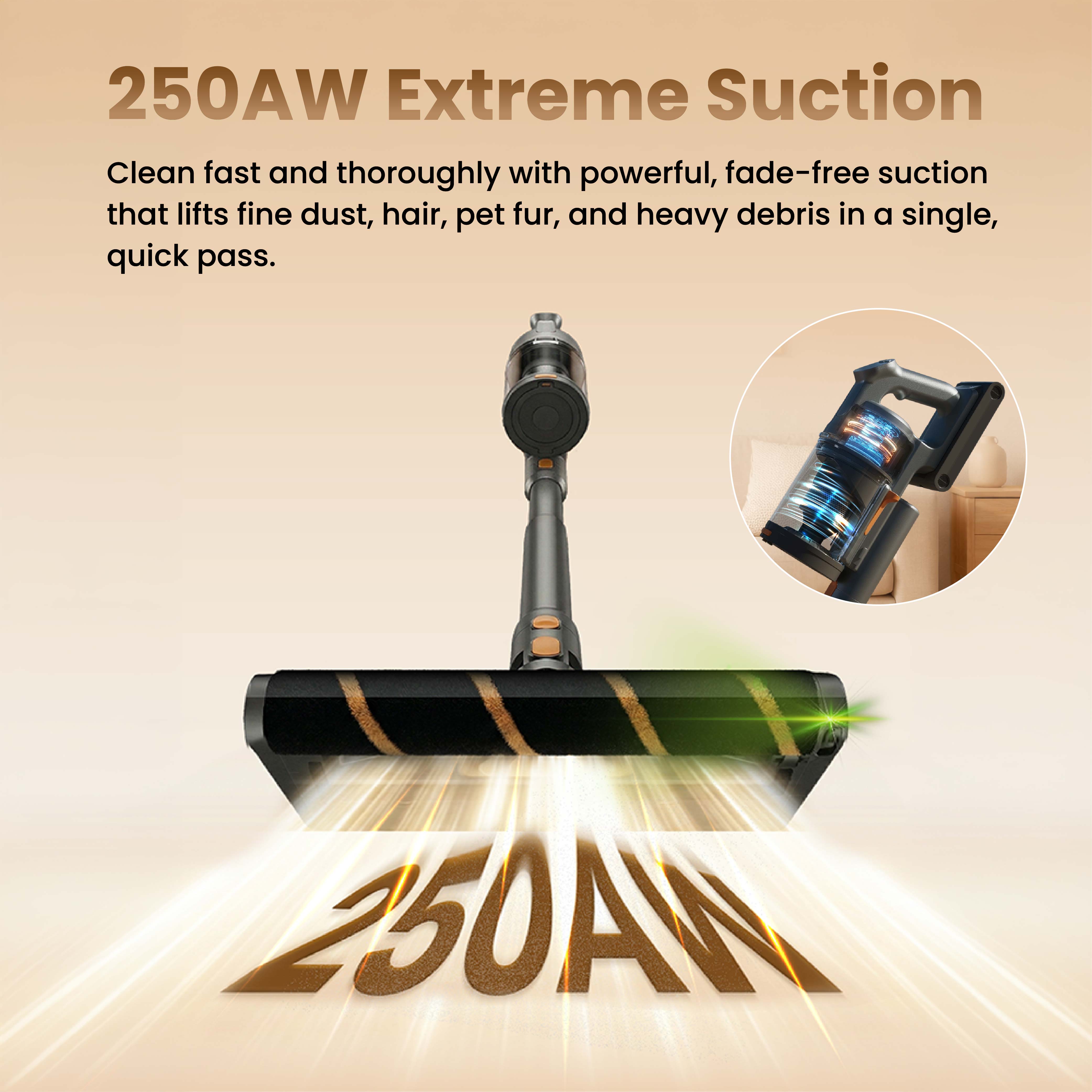 Corvan X8V Self Clean 2-in-1 Vacuum and Sterilize | Auto Clean Station