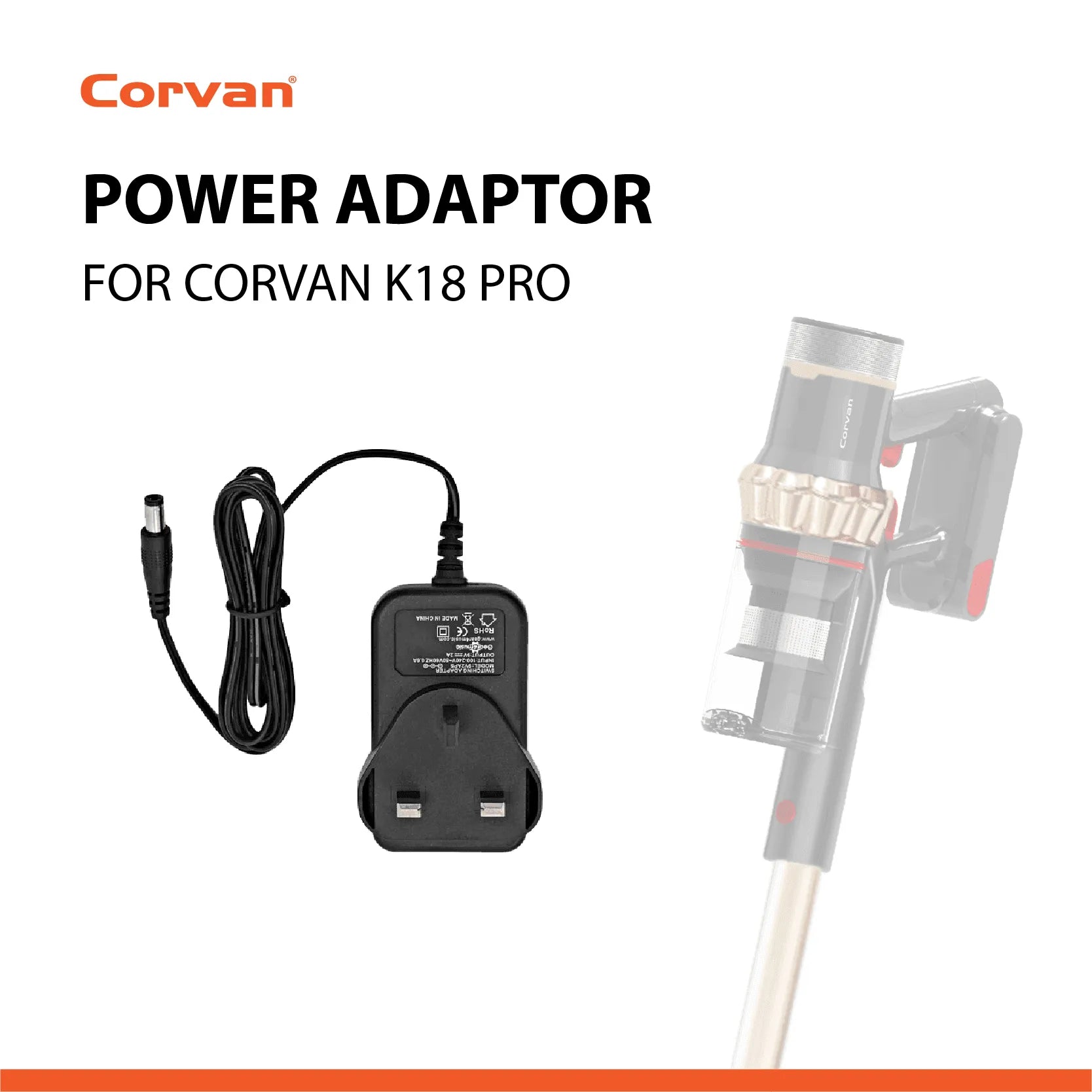 Corvan K18 Pro Genuine Consumables & Parts